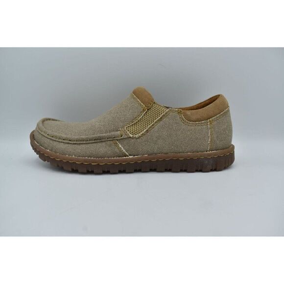 Born Mens Size 9 Gudmund Natural Canvas Slip On Loafers Shoes main image 7
